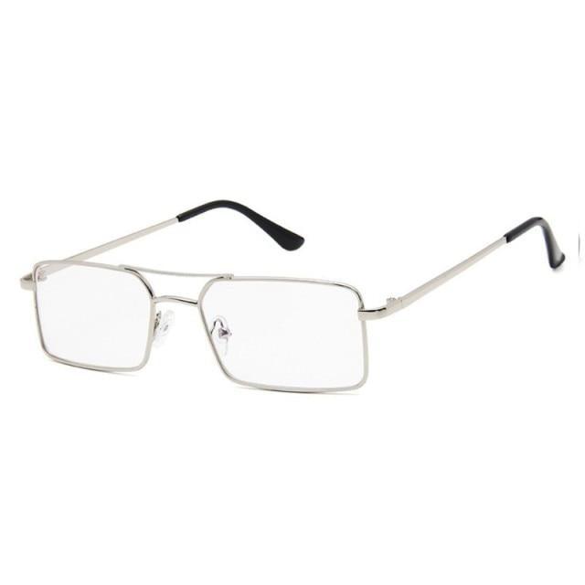 Retro Summer Rectangle Sunglasses For Women Glasses Style New Vintage Design Sun Glasses Metal Lightweight Frame Glasses For Women