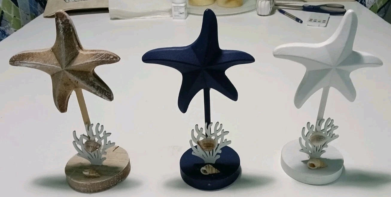 3 Wooden Stars Table Top. Visit Our Store ufmllc.online