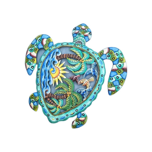 23 inch Turtle Metal Drum Handmade Art. Visit Our Store ufmllc.online