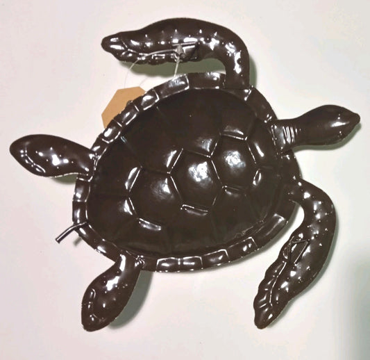 Handcrafted Metal Sea Turtle Wall Art Decor
