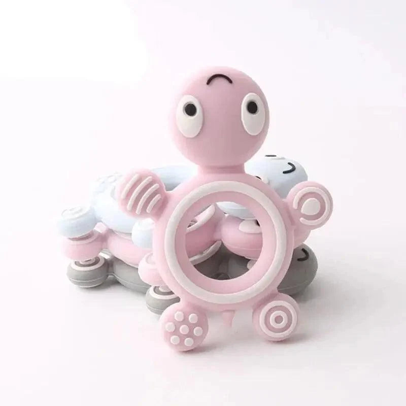 Silicone Baby Teethers Turtle 1PC Food Grade Animal Silicone Tiny Rod Children's Goods Nurse Gift Baby Teether Toys Bite Bites