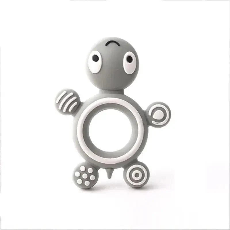 Silicone Baby Teethers Turtle 1PC Food Grade Animal Silicone Tiny Rod Children's Goods Nurse Gift Baby Teether Toys Bite Bites