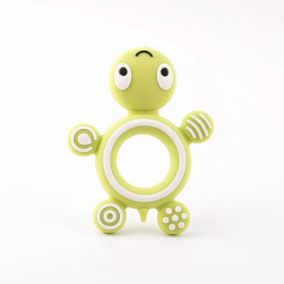 Silicone Baby Teethers Turtle 1PC Food Grade Animal Silicone Tiny Rod Children's Goods Nurse Gift Baby Teether Toys Bite Bites