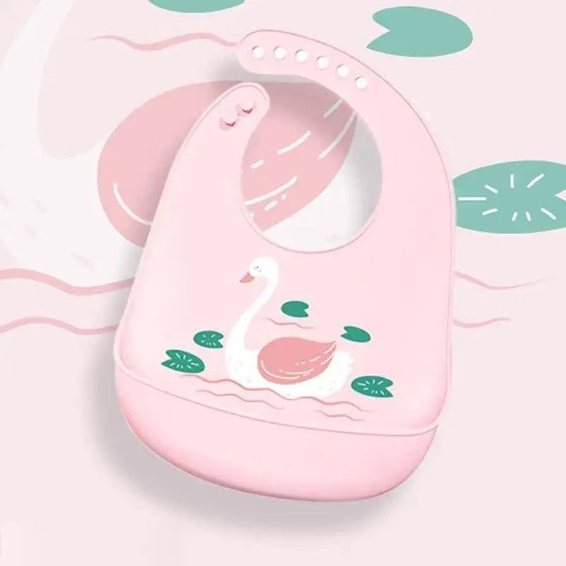 Silicone Bibs For Kids Newborn Baby Feeding Tableware Waterproof  Baby Bibs For Toddler Bib For Kids