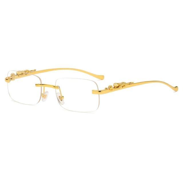 Simple Design Stylish Fashionable Sunglasses Vintage Square Shape Sunglasses For Women & Men New Luxury Design Popular Travel Driving Metal Frame Sun Glasses Anti Blue Light Summer Eyeglasses