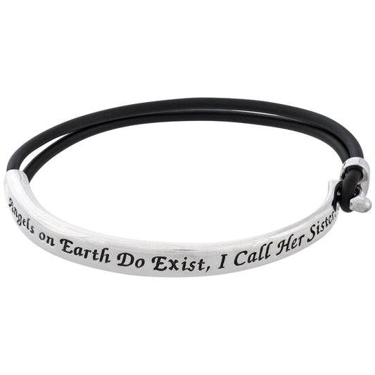 Sisters are Angels on Earth Bracelet