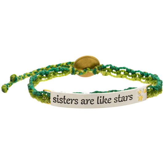 Sisters are Like Stars Handwoven Bracelet