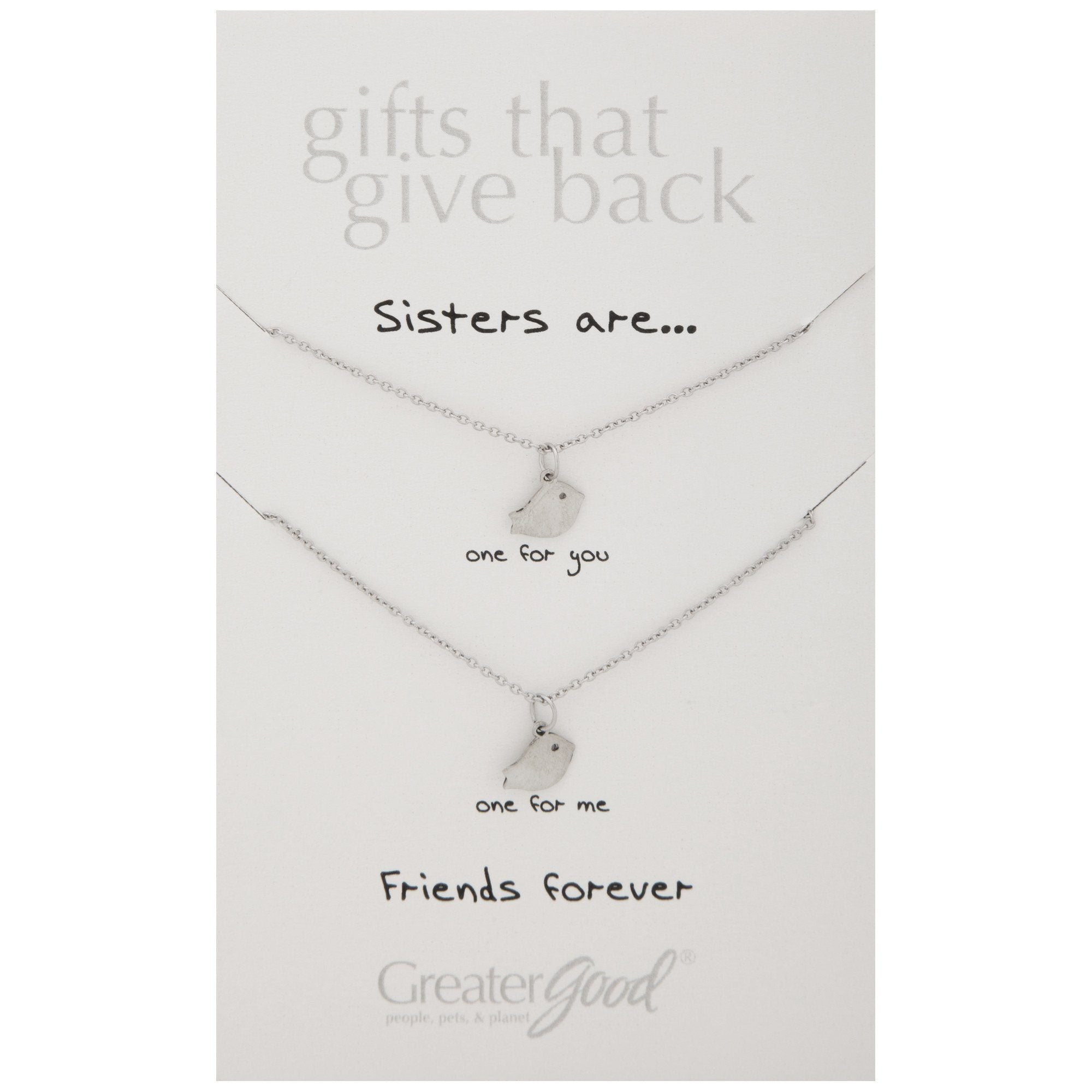 Sisters Matching Necklaces