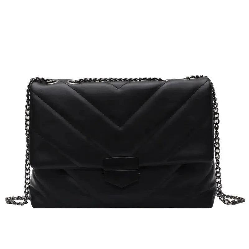 Sizzling Embroidery Thread Small PU Leather Crossbody Bags For Women And Girls Trending Female Shoulder Handbags