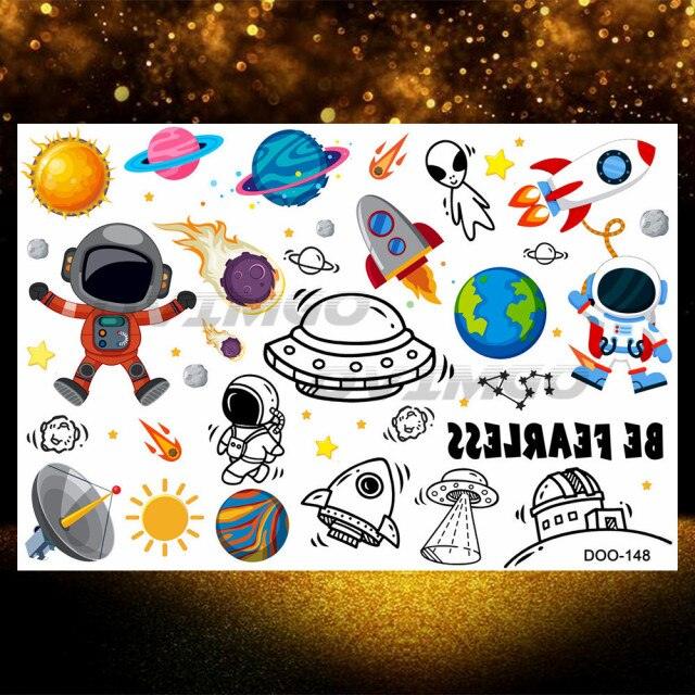 Small 3D Dinosaur Temporary Sticker Tattoos Colorful Tiny Tattoos For Party Children
