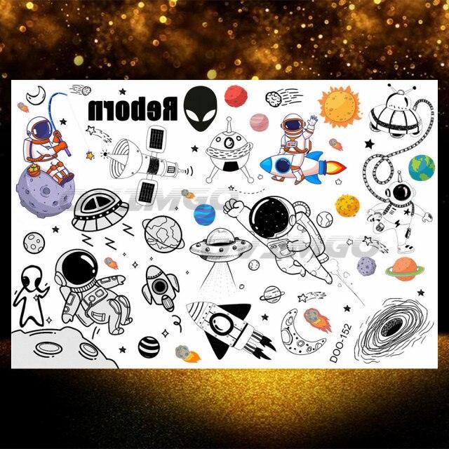 Small 3D Dinosaur Temporary Sticker Tattoos Colorful Tiny Tattoos For Party Children