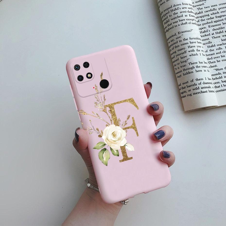 Soft Silicone Bumpers Protective Cover Anti-Scratch Shockproof Phone Case For Redmi 10C Case 6.71" Cute Letters Cover Soft Silicone Phone Case For Xiaomi Redmi 10C 10 C Redmi10C Shockproof Bumper Phone Case