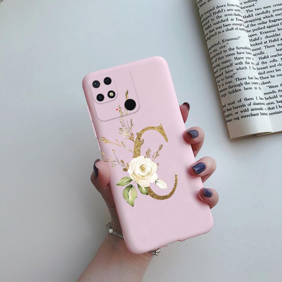 Soft Silicone Bumpers Protective Cover Anti-Scratch Shockproof Phone Case For Redmi 10C Case 6.71" Cute Letters Cover Soft Silicone Phone Case For Xiaomi Redmi 10C 10 C Redmi10C Shockproof Bumper Phone Case