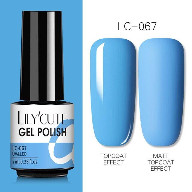 Stylish Blue Womens Nail Gel Polish Permanent UV Gel Popular High Quality Colorful Nail Polish Gel For Girls