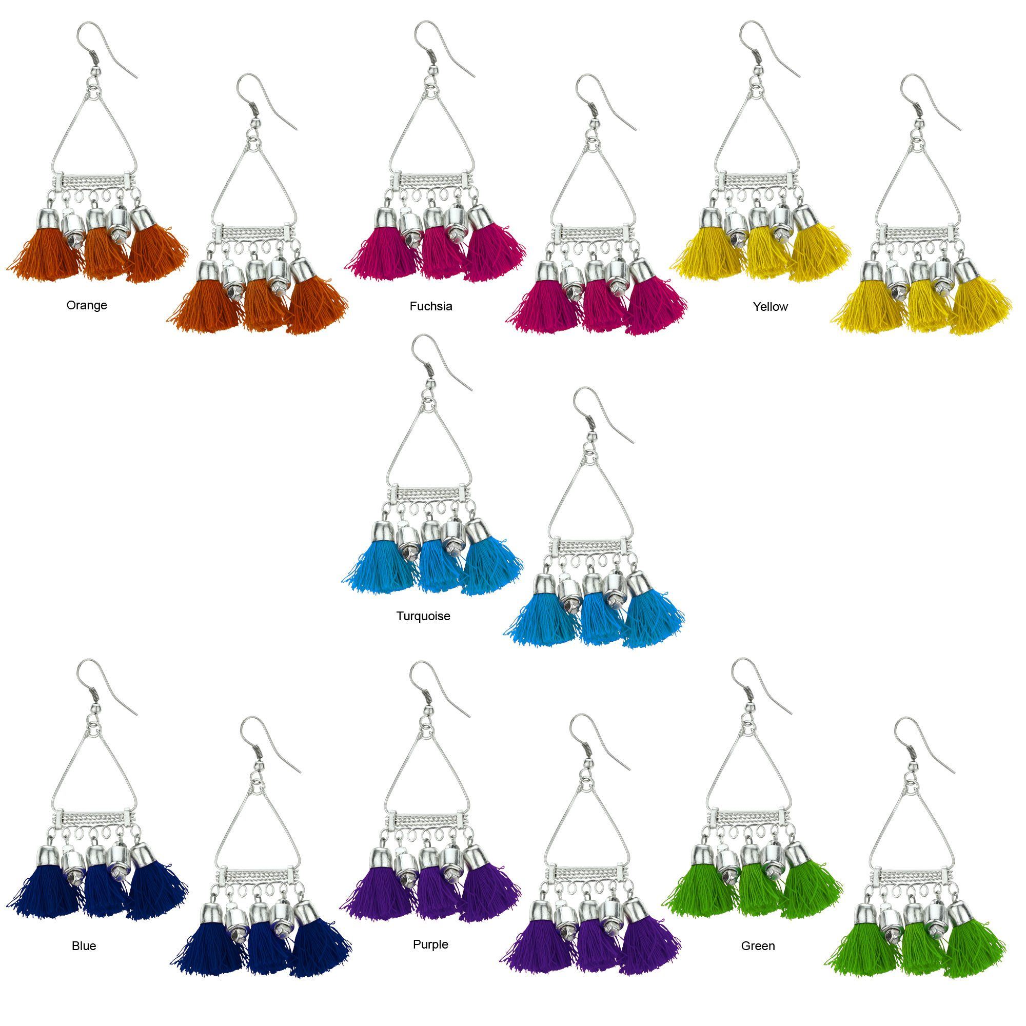 Taj Tassel Earrings