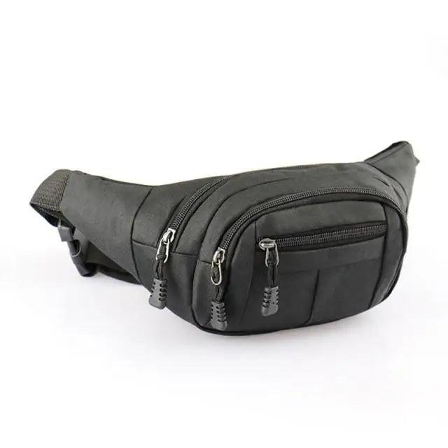 Unisex Classic Design Sports Fanny Pack Stylish Waist Bag Large Capacity Outdoor Travel Waist Bag