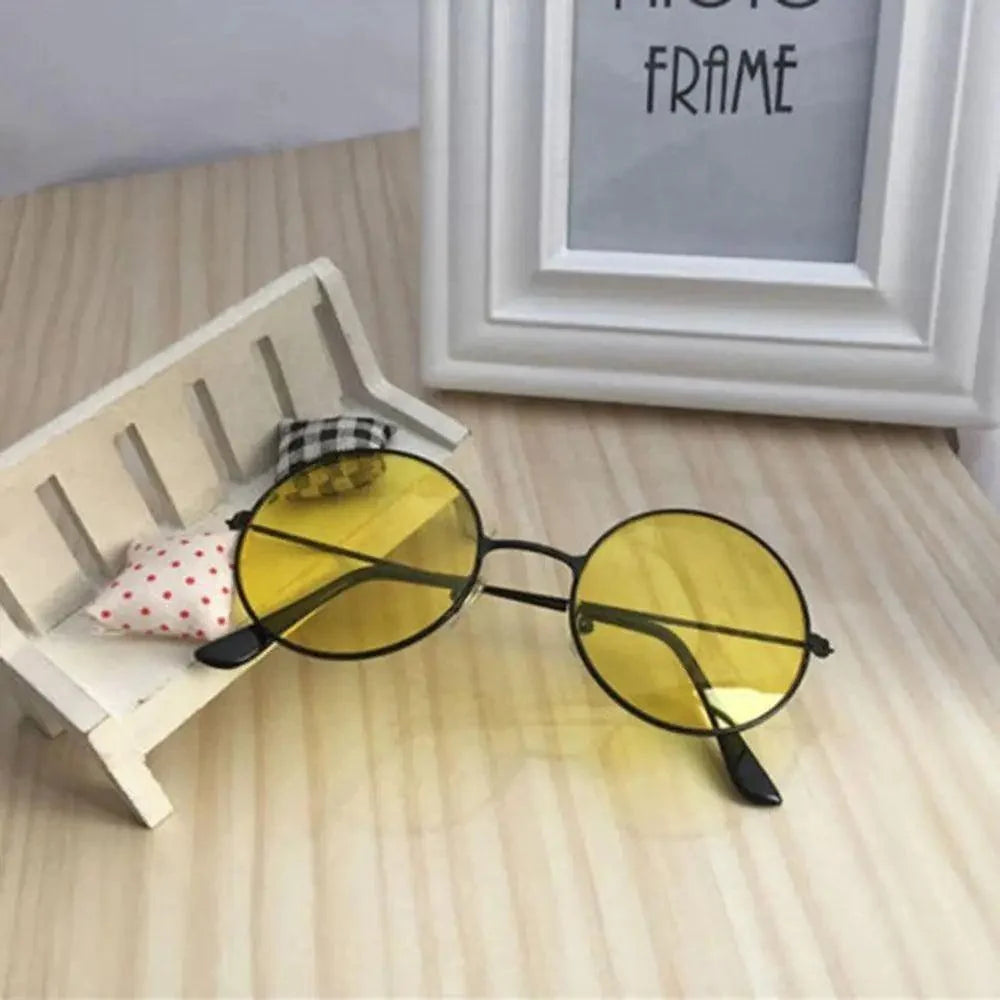 Unisex Retro Fashion Round Frame Polarized Sunglasses For Women And Men Unique Design Excellent Sun Glasses For Summer