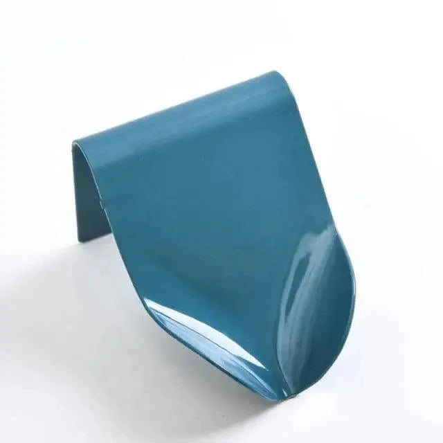 Wall-suction Drain Soap Dish Decorative Drainage Soap Holder Soap Holder Storage Container Home Bathroom Kitchen Accessories Self Adhesive Soap Drain Rack Soap Holder with Hook Wall Mount Soap Dish with Hook Sponge Soap Draining Tray Plate