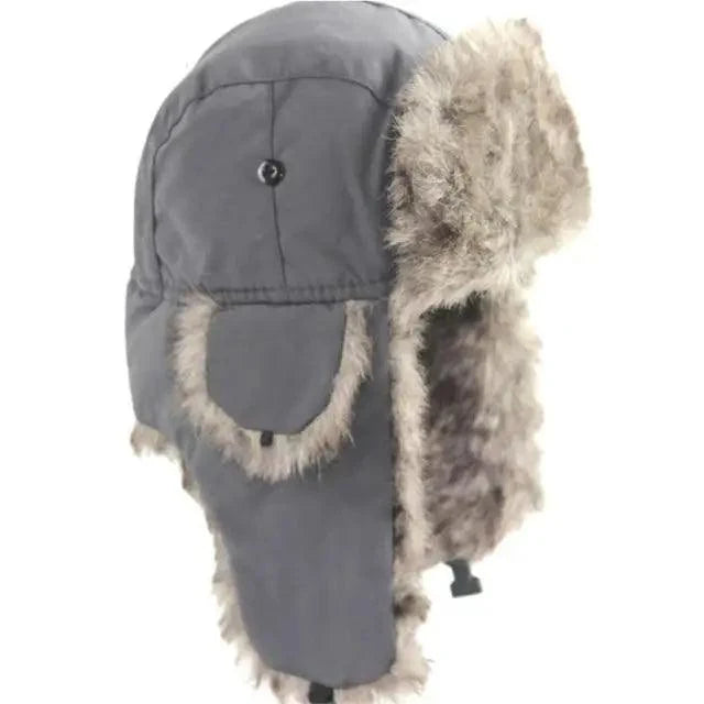 Warm Hat Ear Flaps Cool New Fashion Full Covered Soft And Comfortable Windproof Outdoor Caps For Men