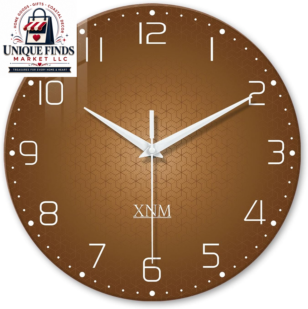 XNM 14-Inch Battery Operated Decorative Wall Clock