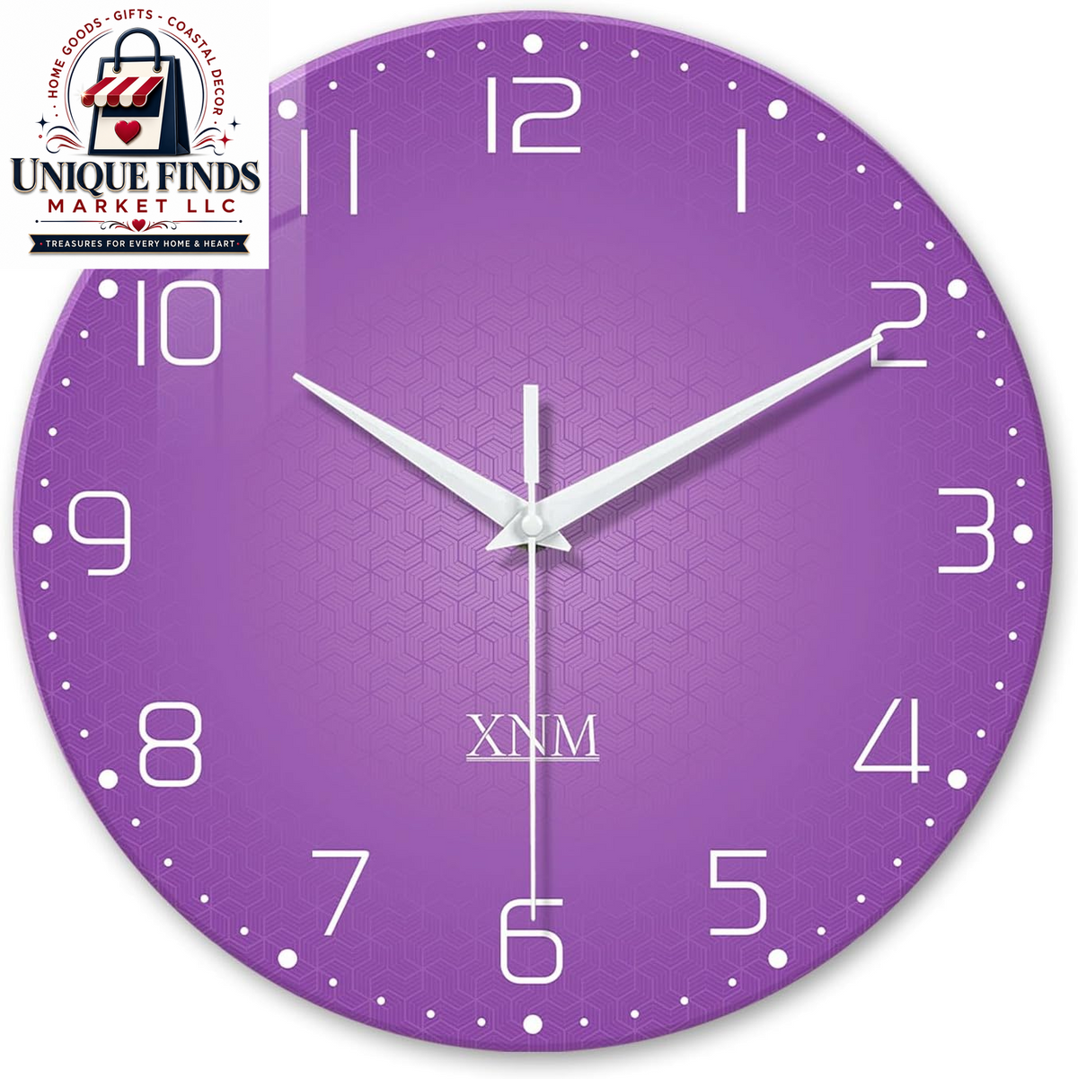 XNM 14-Inch Battery Operated Decorative Wall Clock