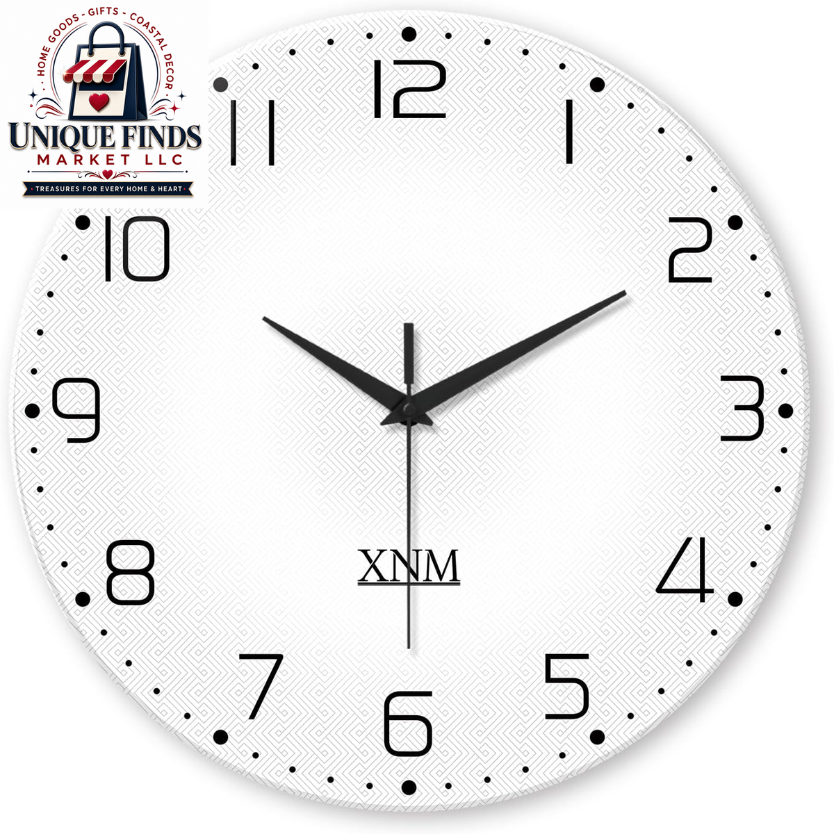 XNM 14-Inch Battery Operated Decorative Wall Clock