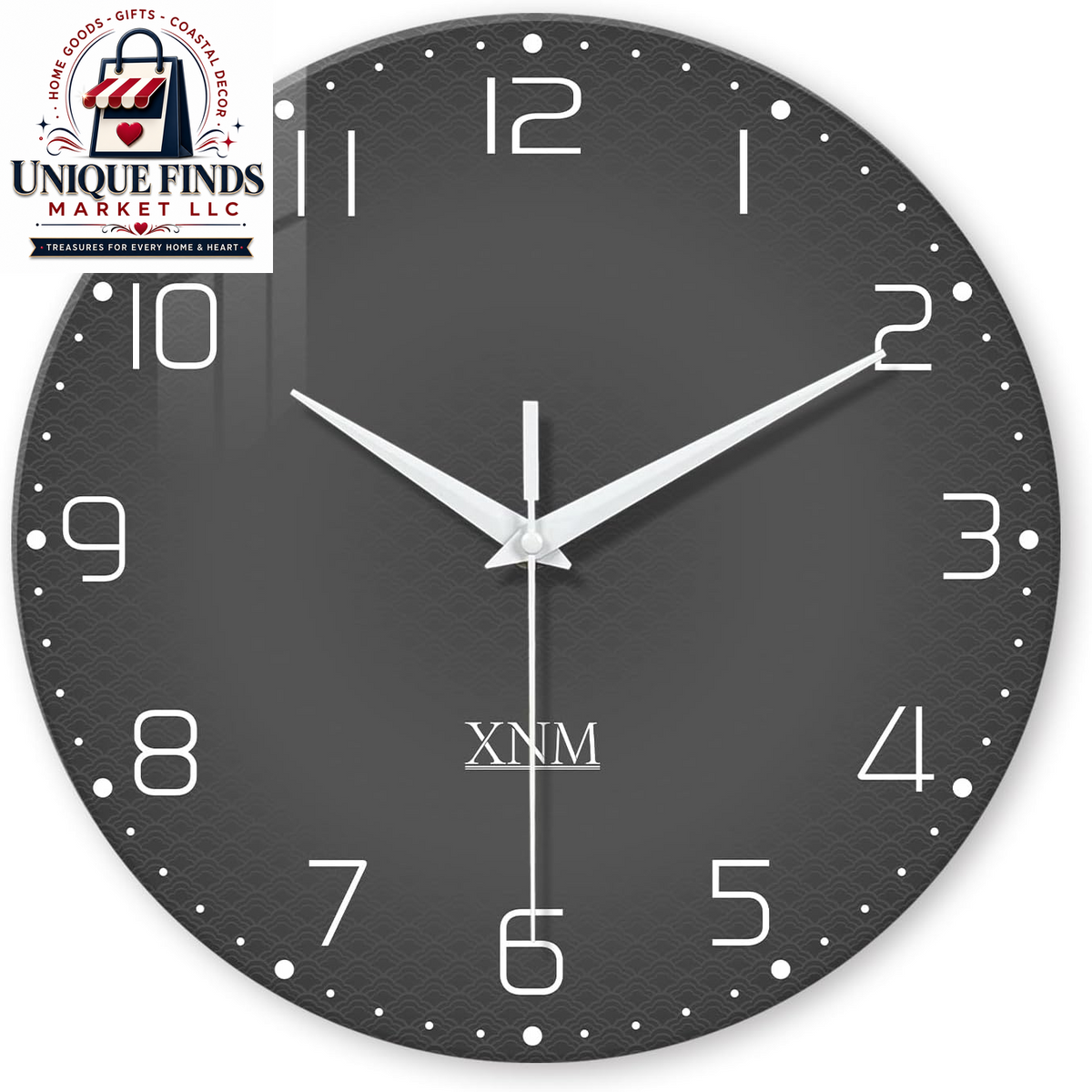XNM 14-Inch Battery Operated Decorative Wall Clock