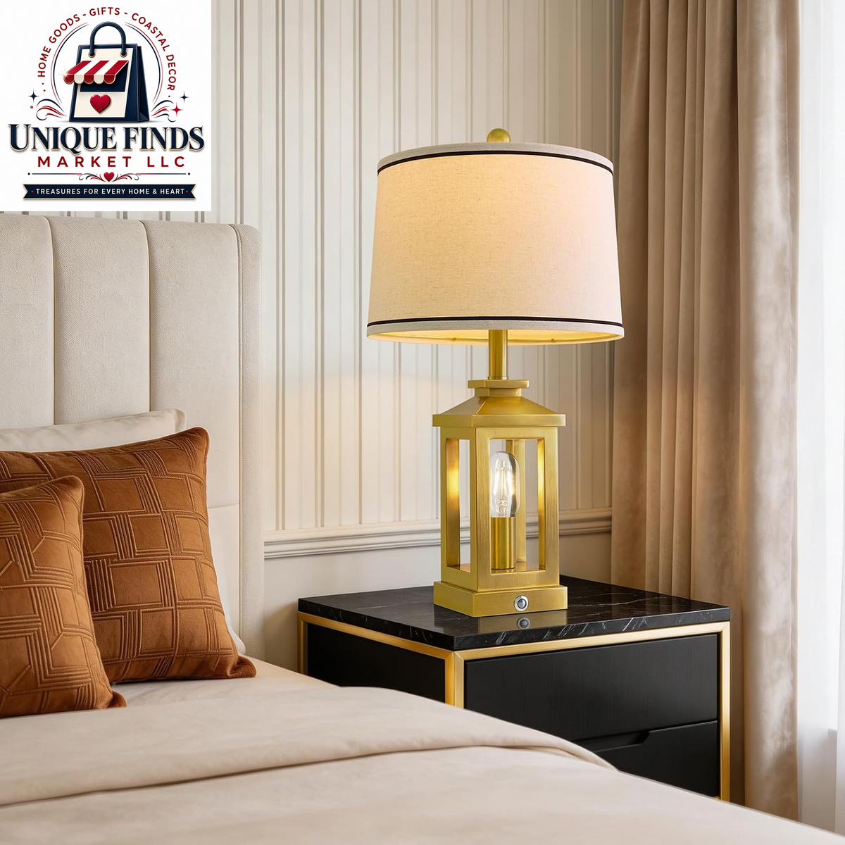 Set of 2 Modern 23.75" Table Lamps for Living Room and Bedroom Nightstands