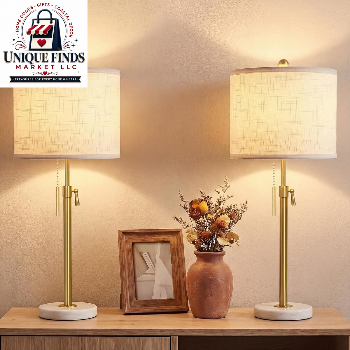Qingmiao Adjustable Table Lamps Set of 2, 22" to 30" Dimmable Nightstand Lamps for Bedroom and Living Room, Stylish Home Decor and Ideal Housewarming Gifts