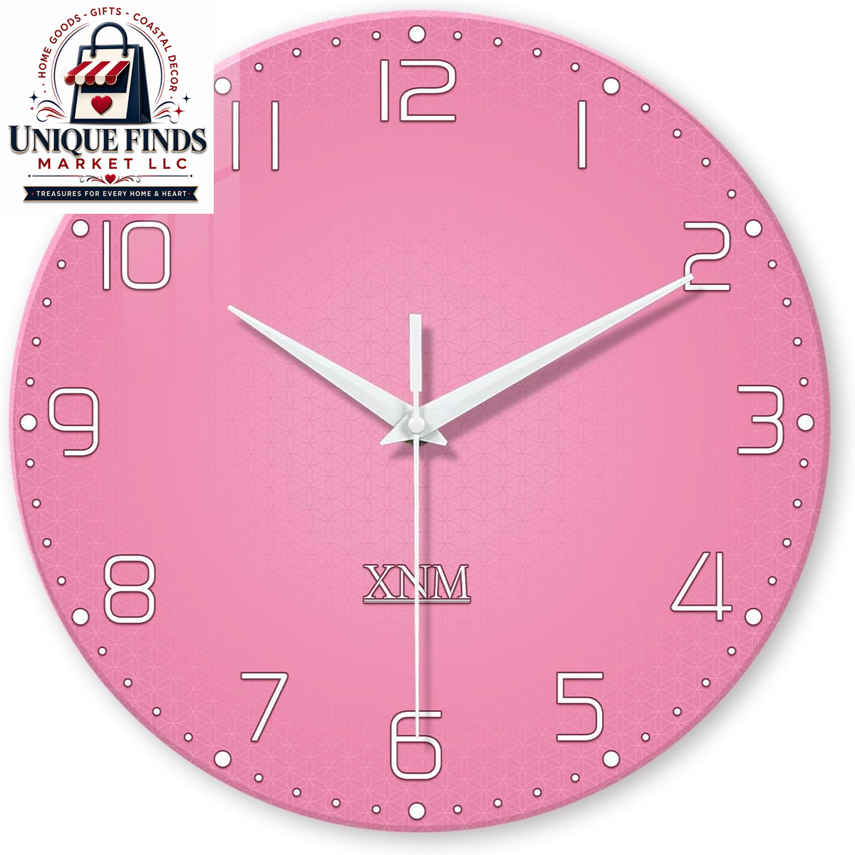 XNM 14-Inch Battery Operated Decorative Wall Clock