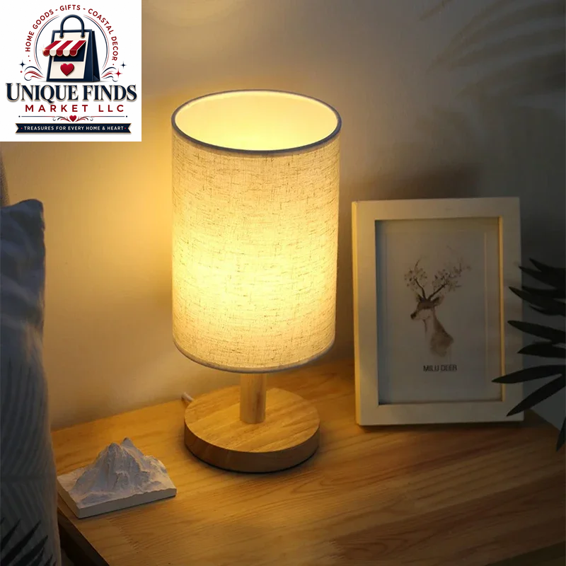 USB Plug Night Light Chinese Style Lamp LED Table Lamp Simple Dimmable Fabric Lampshade Living Room Bedroom Bedside Lighting