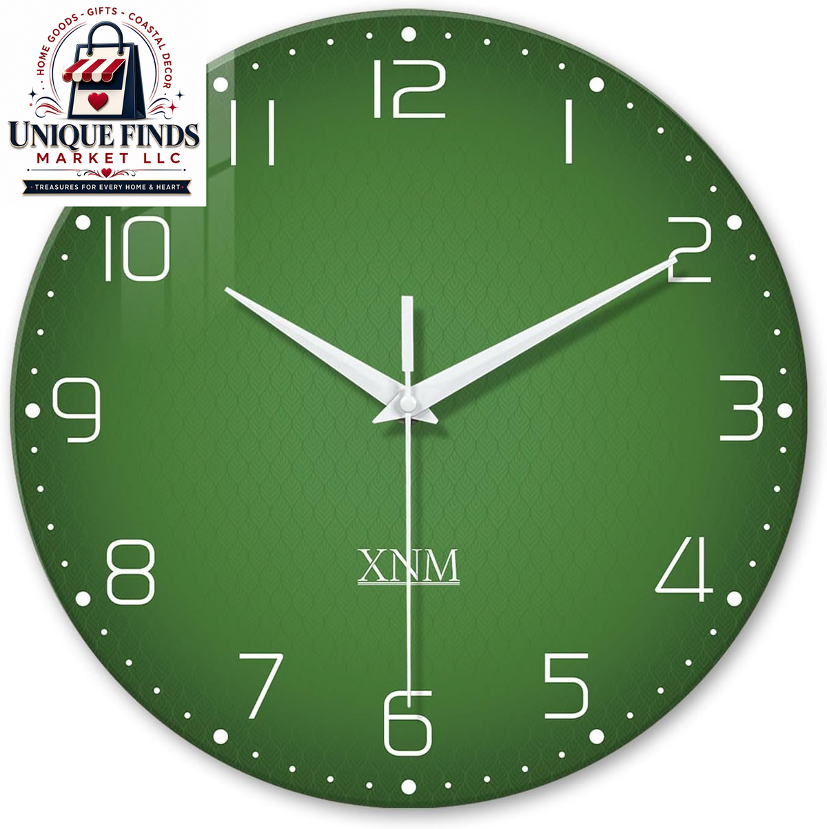 XNM 14-Inch Battery Operated Decorative Wall Clock