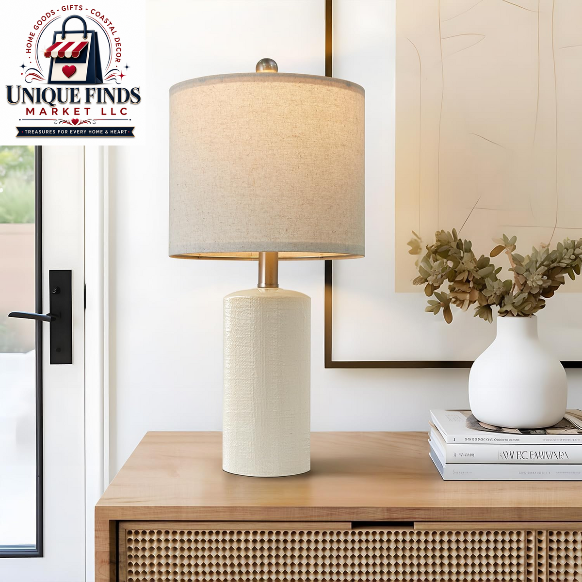 Small Table Lamps Set of 2 for Living Room 20.25" Blue Lamps Bedside Lamps