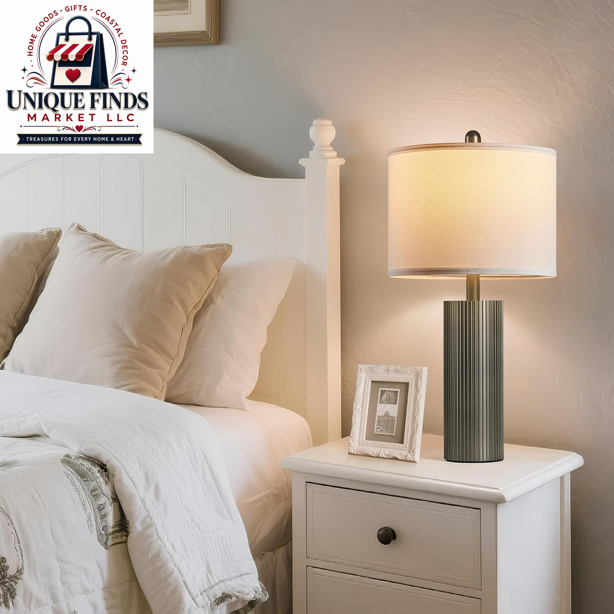 Set of 2 Touch Control 24.5” Silver Table Lamps for Living Room