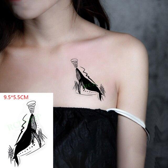 Waterproof Animal Temporary Tattoo Sticker Wolf Modern Tatoo Foot Neck Luxury Tattoos For Men Women