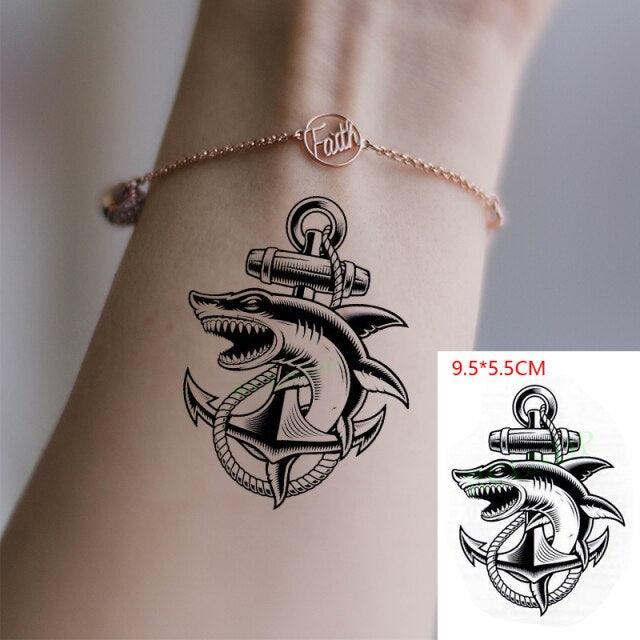 Waterproof Animal Temporary Tattoo Sticker Wolf Modern Tatoo Foot Neck Luxury Tattoos For Men Women
