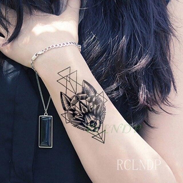 Waterproof Animal Temporary Tattoo Sticker Wolf Modern Tatoo Foot Neck Luxury Tattoos For Men Women