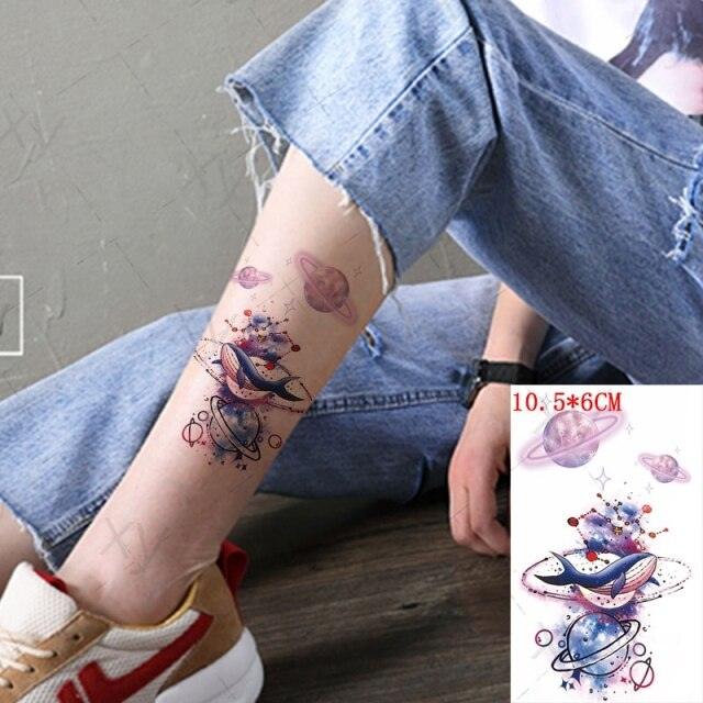 Waterproof Temporary Tattoo Lavender Stickers Butterfly Flower Luxury Small Tattoo For Body Arm