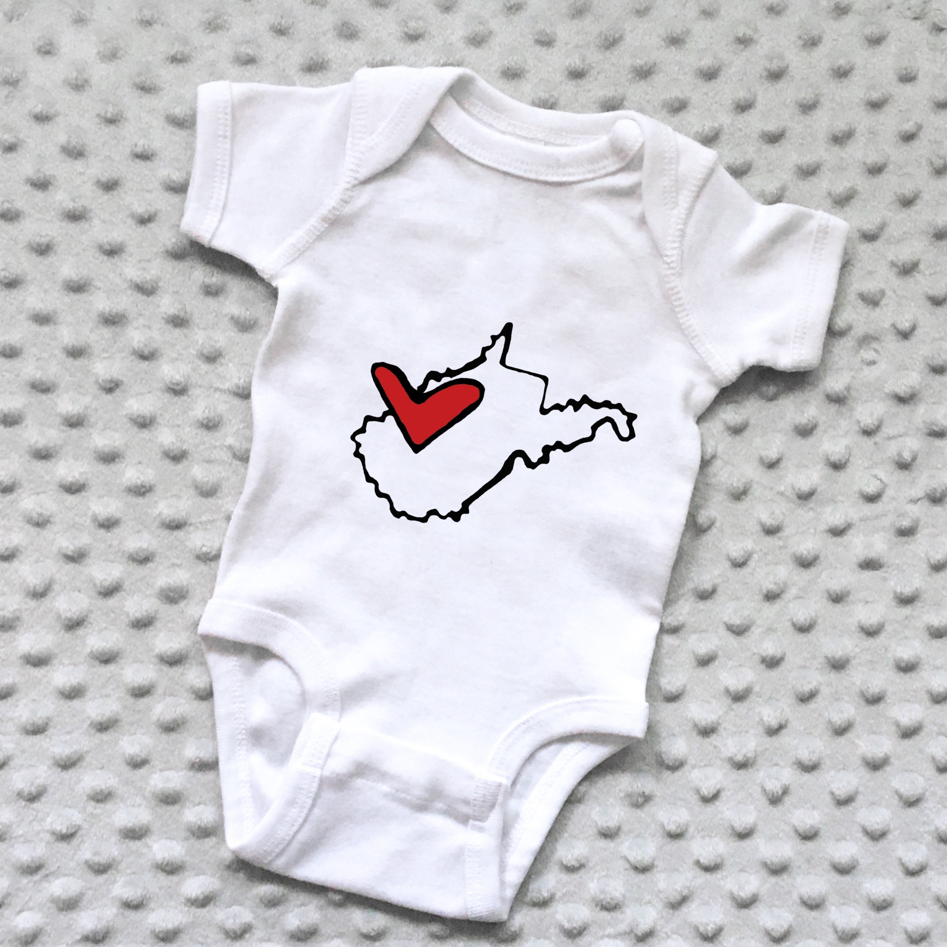 State Love Baby Onesie - 6 MONTHS