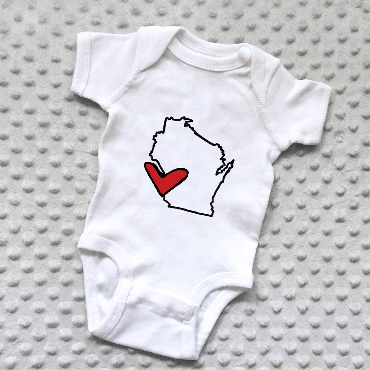 State Love Baby Onesie - 6 MONTHS