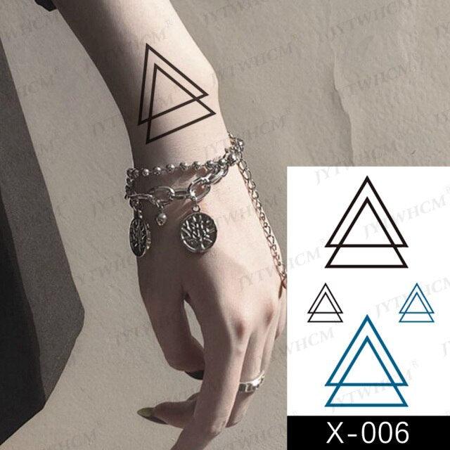 Women's Different Stickers Tattoo Temporary Waterproof Neck Arm Leg Tattoo Colorful Design