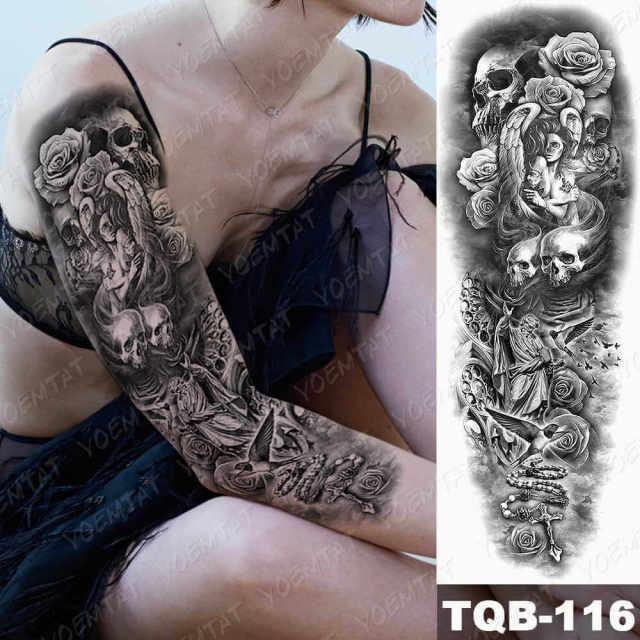 Womens Large Tattoo Eye Lion Waterproof Temporary Sticker Realistic Big Luxury Tattoo Modern Design