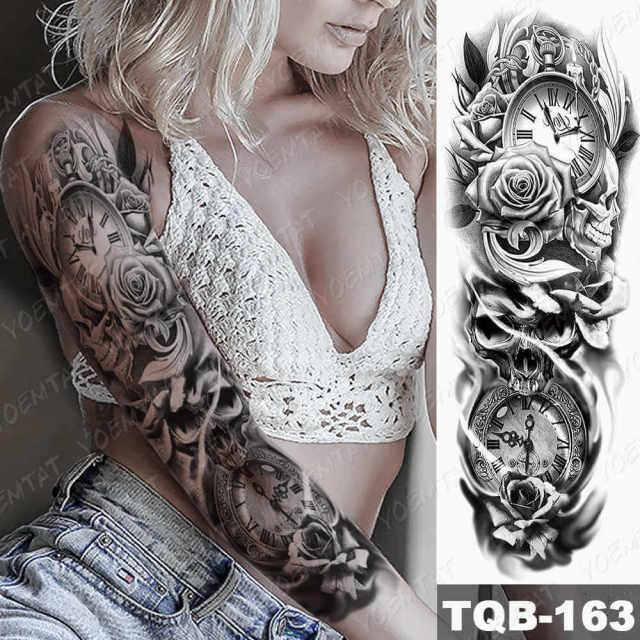 Womens Large Tattoo Eye Lion Waterproof Temporary Sticker Realistic Big Luxury Tattoo Modern Design