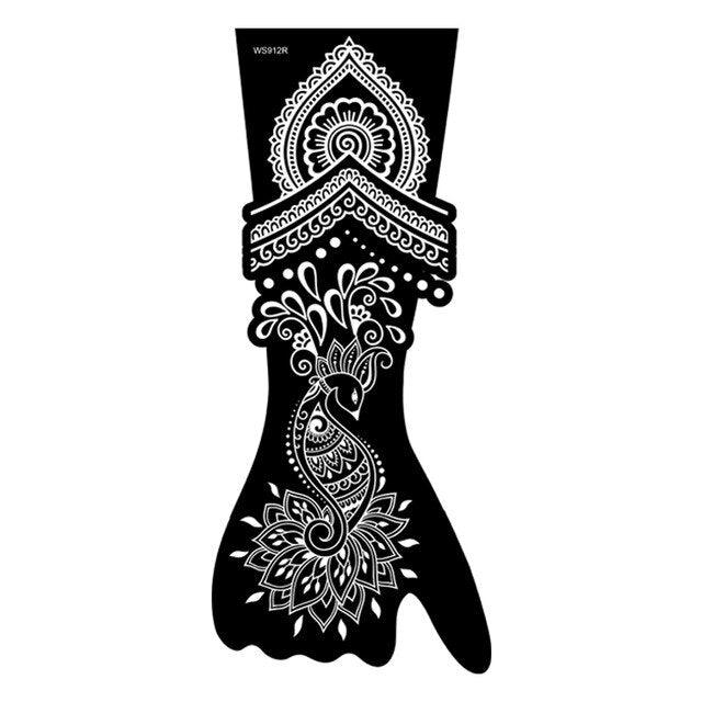 Womens Rose Tattoo Temporary Waterproof Body Tattoos Luxury Flower Design Modern Sticker