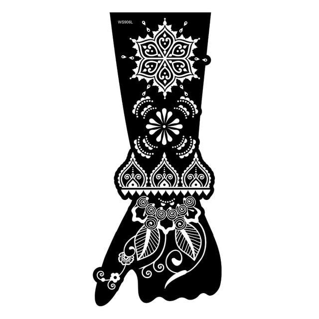Womens Rose Tattoo Temporary Waterproof Body Tattoos Luxury Flower Design Modern Sticker