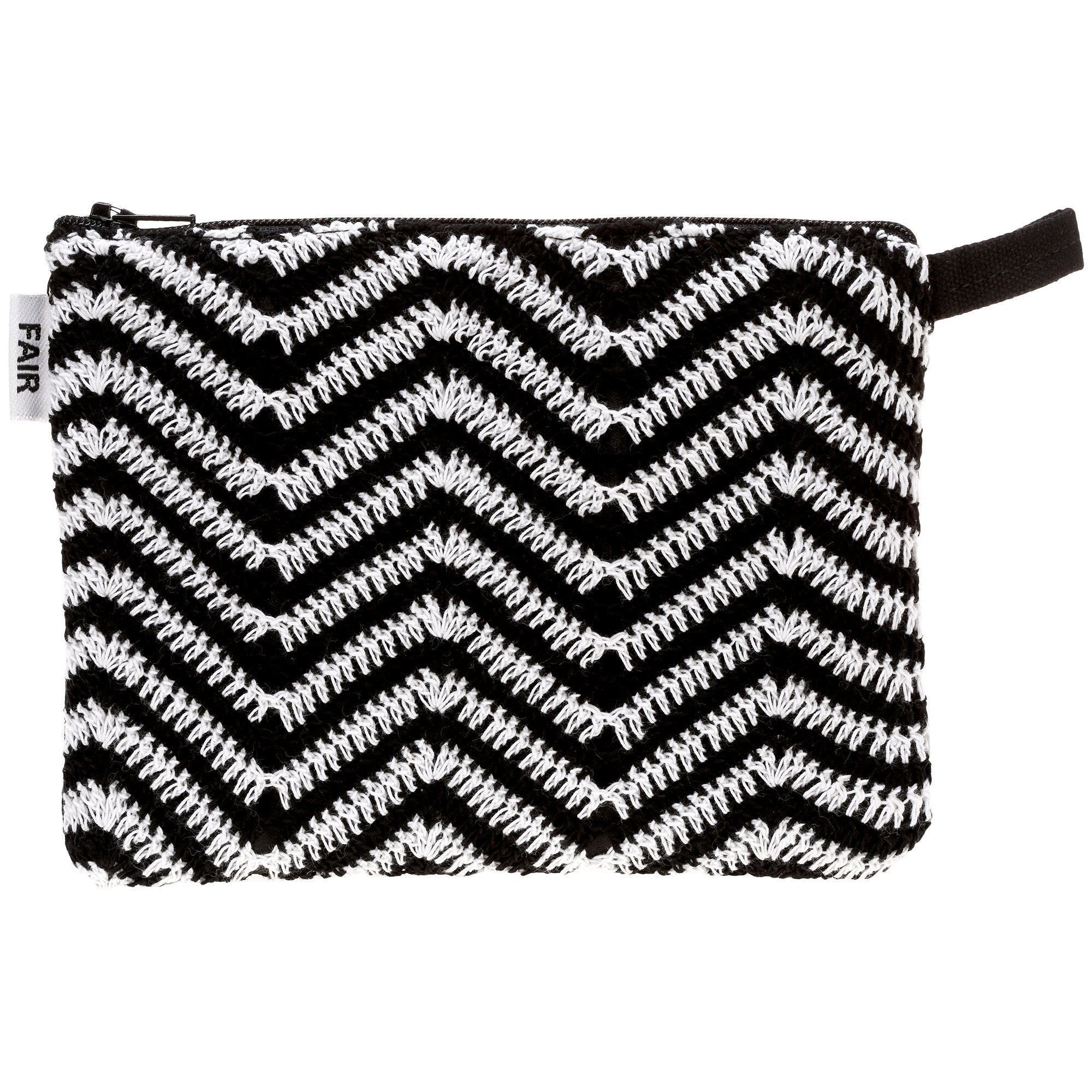Zig Zag Crochet Coin Purse/Zipper Pouch
